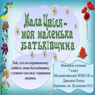 мала цвіля моя маленька батьківщина 2