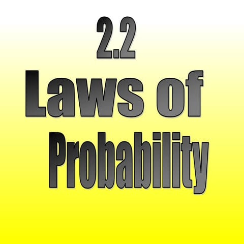 2.2 laws of probability (1)