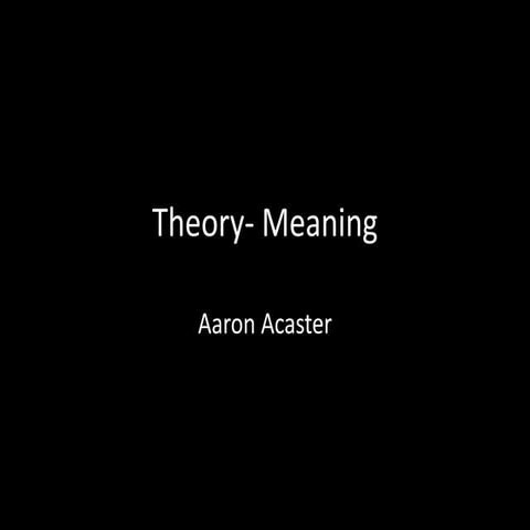 2. meaning (aa)