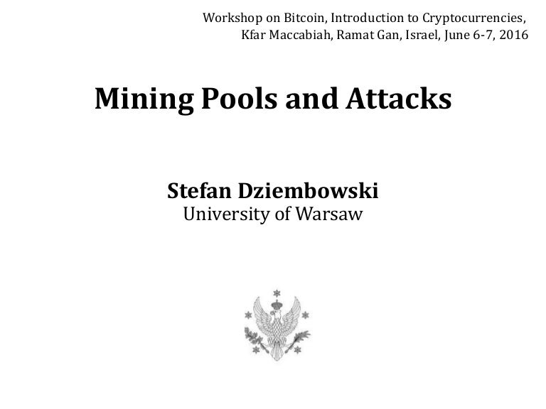 Mining Pools And Attacks - 