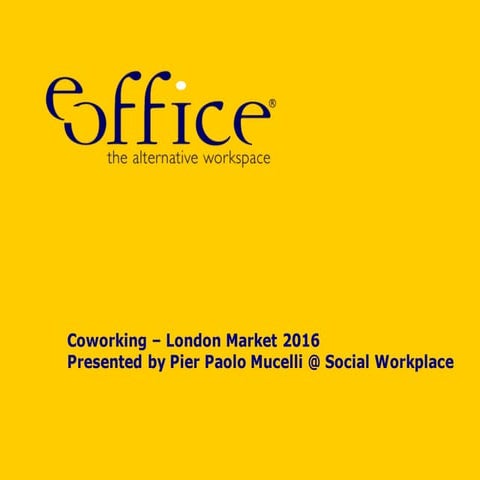 A analysis of the Coworking ecosystem in London