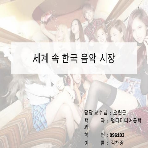 세계 속 음악 시장