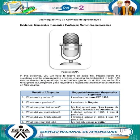 2. memorable moments