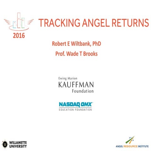 FiBAN's business angel training "Business Angel Returns" by Robert Wiltbank -...