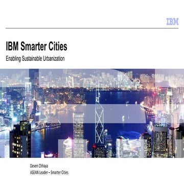 Day 1 Session 2: IBM @ Selangor Smart City Intl Conference 2016