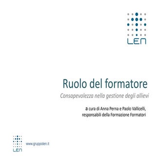 Ruolo del formatore