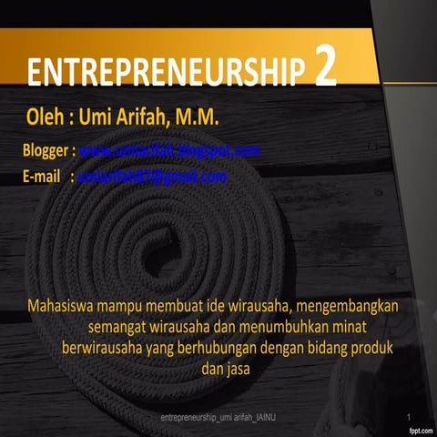 ENTREPRENEURHSIP 2