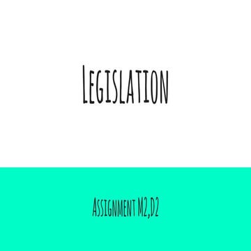 2. legislation