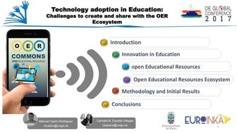 Technology adoption in Education: Challenges to create and share with the OER...