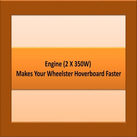  Wheelster Hoverboard Engine (2 X 350W)