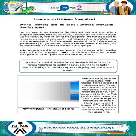 2. describing cities and places 2