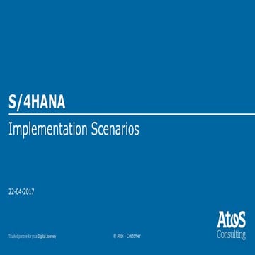 Александр Чужиков - Сценарии внедрения SAP S/4HANA