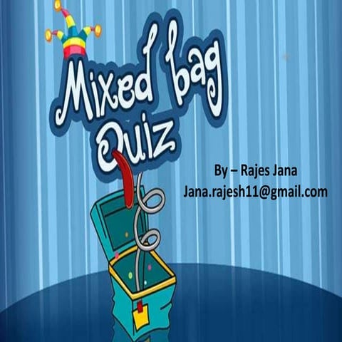 2. mixedbag quiz Bengali version  