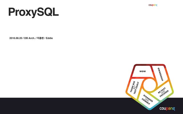 Intro ProxySQL
