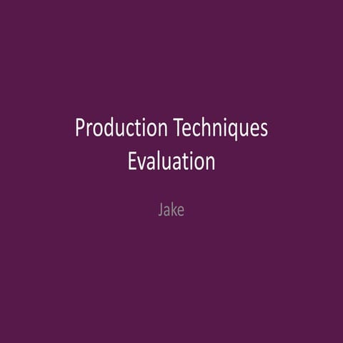 2. production techniques evaluation pro forma(1) (2)