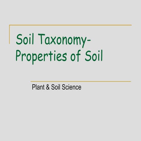 2. soil orders and their features