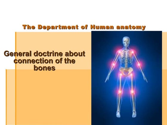 Summery of the Anatomy Joints | PPT