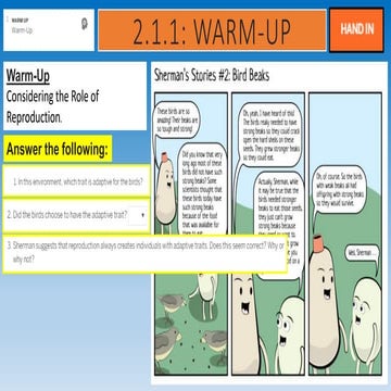 Reproduction and Traits