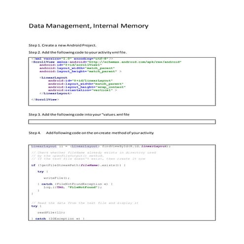 2. file internal memory