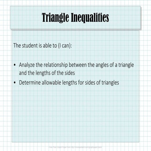 2.5.3 Triange Inequalities