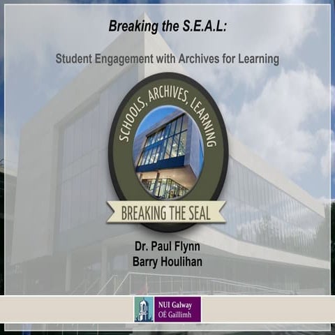 2. Breaking the S.E.A.L. - Developing new pedagogies and impacts for schools ...