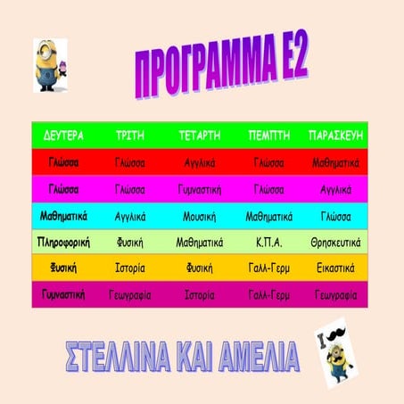 ε2 προγραμμα ολα | PDF