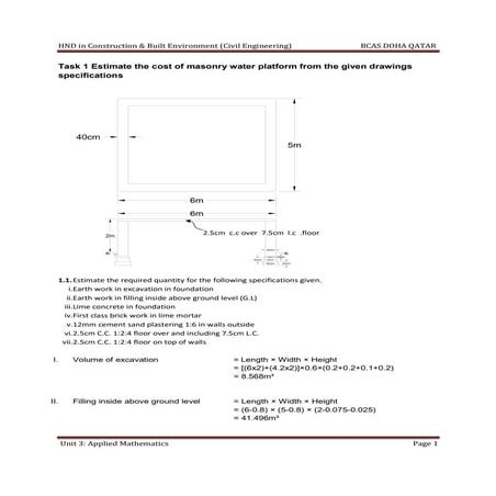 Applied mathematics for CBE assignment