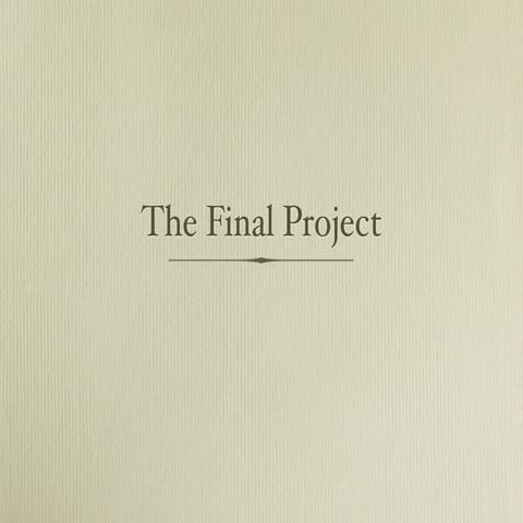 Lord of the Flies Final Project