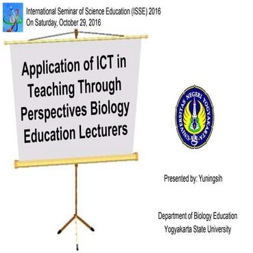 Application of ITS in Teaching Through Perspectives Biology Education lecturers