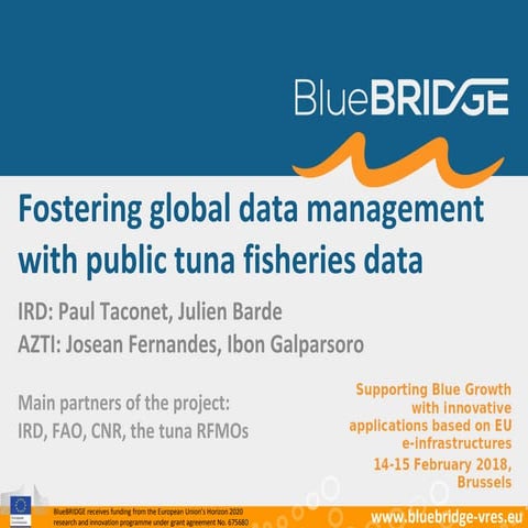 Fostering global data management with public tuna fisheries data