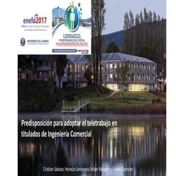 Predisposición al teletrabajo de estudiantes de negocios