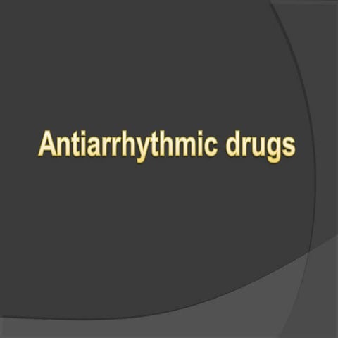 2. antiarrhythmic drugs_