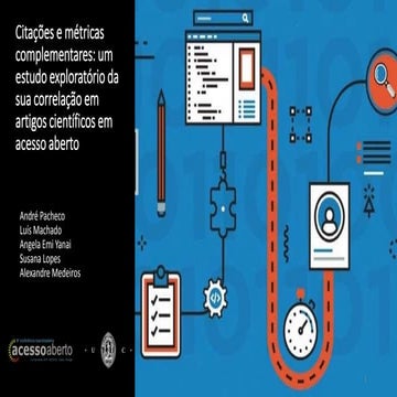 Citações e métricas complementares: um estudo da sua correlação em artigos ci...