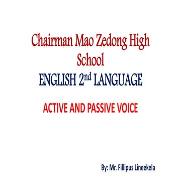 2.active &amp; passive voice