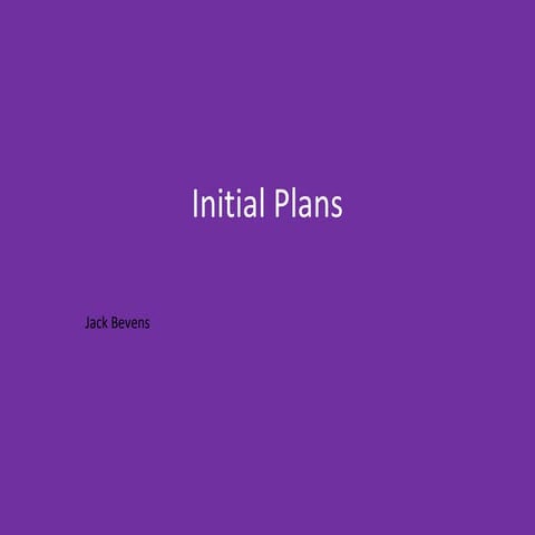2. initial plans 2