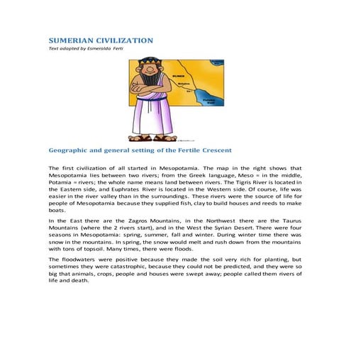 2. summerian civilization