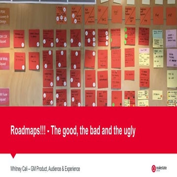 Roadmaps - the good, the bad and the ugly! | PPTX