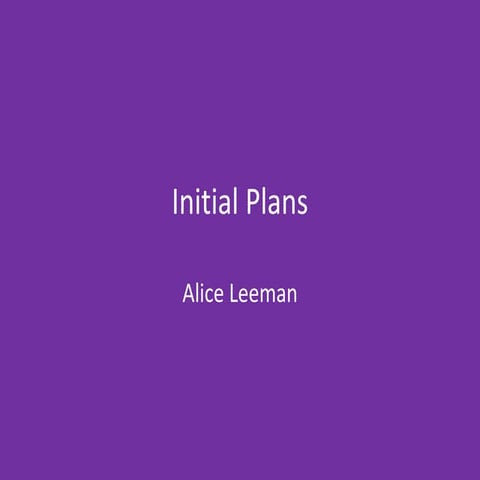 2. initial plans- print project