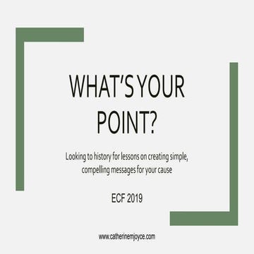 What’s your point?