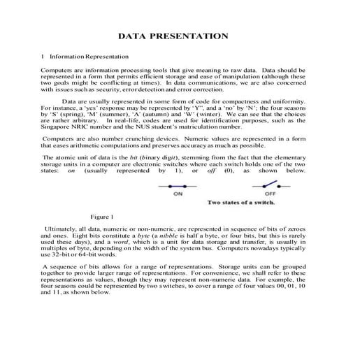 DATA PRESENTATION | DOCX