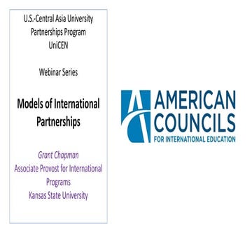 2. models of partnerships