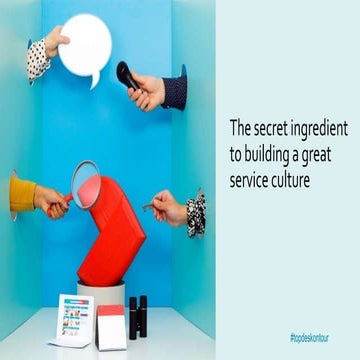 The secret ingredients to a great service culture - TOPdesk on Tour Denmark 2019