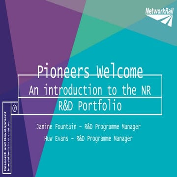 Network Rail & Innovate UK: Background to the Network Rail Challenges - Janin...