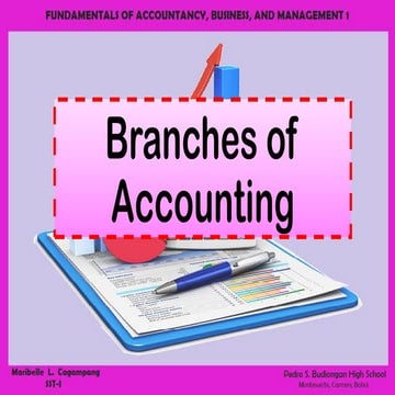 2. branches of accounting