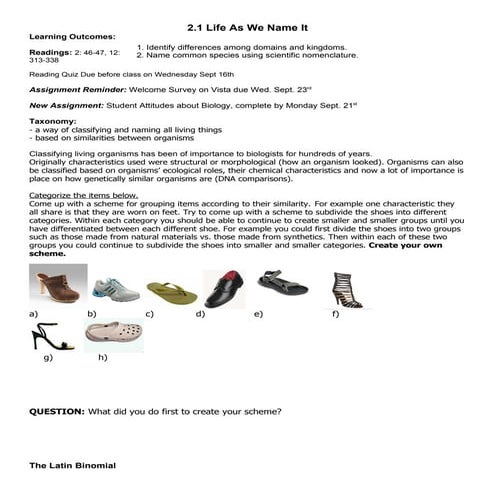 2.1 Life As We Name It