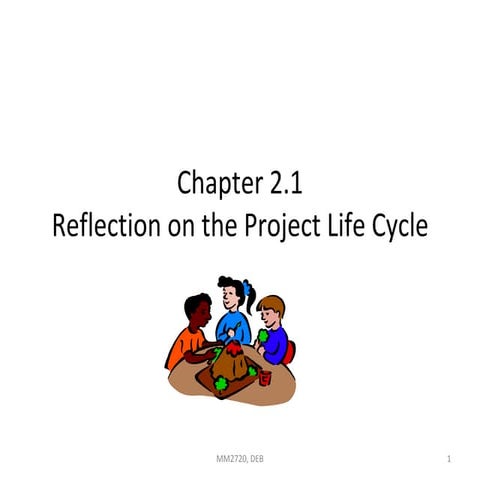 2.1 reflection on project life cycle