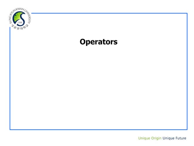 2 2. operators