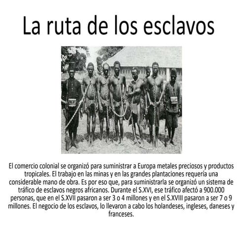 Los esclavos africanos en la nueva españa
