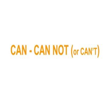 can-can-t-ppt