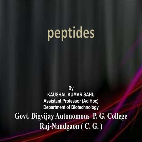 Peptide by KK Sahu sir